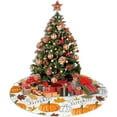 thumbnail image 5 of Fall Thanksgiving Christmas Tree Skirt 36", Fall Pumpkin Tree Skirts Mat for Holiday Home Farmhouse Party Tree Decorations Indoor Outdoor.Fall Thanksgiving Pumpkin, 5 of 5