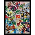 thumbnail image 1 of Marvel Comics Héros Déchirés Affiche Encadrée, 1 of 1