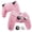 Pink, variant on PlayVital for PS5 Controller Cover Skin - Cherry Blossoms Kitten Anti-slip Grip Skin with Thumb Grip & Sticker - Soft Rubber Protector for PS5 Controller Accessories - Antique Yellow