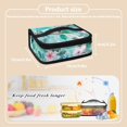 thumbnail image 7 of KUIFORTI Floral Print Lunch Box Reusable Women Laptop Tote Bag Ice Packs Women Lunch Bag Wallet Zipper Purse Easy Clean, 7 of 7