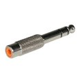 thumbnail image 1 of 6.3mm (1-4in) STEREO MALE to RCA FEMALE ADAPTER, 1 of 1