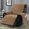 thumbnail image 1 of STONECREST Housse de Fauteuil Inclinable, Housse en Sherpa, Reste en Place (Cholate, Fauteuil Inclinable Régulier 23 Pouces), 1 of 7