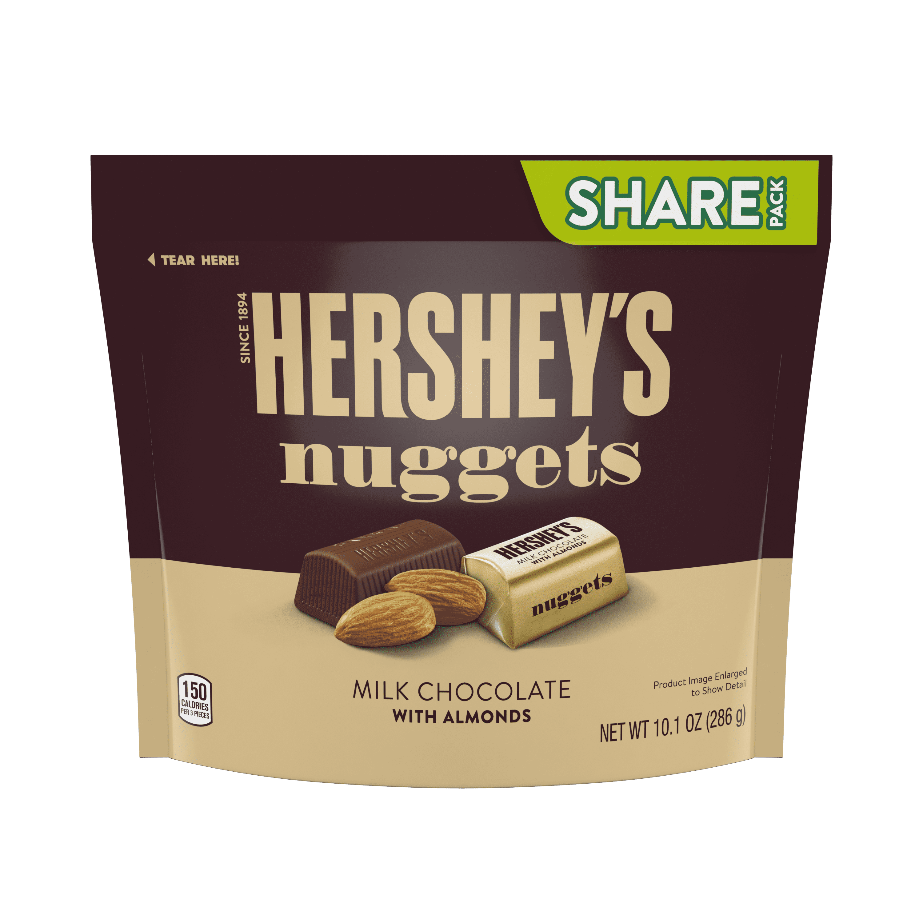 Hershey's Nuggets, Almond and Milk Chocolate Candy, 10.1 Oz Walmart