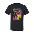 thumbnail image 2 of Wild Bobby, Colorful Rainbow Unicorn Animal Lover Men's Graphic T-Shirt, Black, Small, 2 of 3