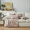 thumbnail image 6 of [IN2XZT181-1 L- Coffee] Polyester Blend Throw Square Pillow Cover  Insert (Double Sides), 6 of 11