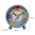 thumbnail image 4 of Reloj de Pared Educativo para NiñOs Tiempo de Aprendizaje, Reloj Silencioso Sin Tictac para Aulas o Dormitorios Rosa, 4 of 7