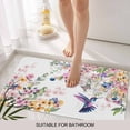 thumbnail image 3 of Botanical Flowers Door Mat&nbsp;Indoor Outdoor Entrance, Non Slip Rug for Kitchen Bathroom Entryway Rug, Watercolor Floral Bird Butterfly Washable Doormat Floor Mat for Office Home Decor 24x36 Inch, 3 of 8