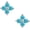 Turquoise-Silver, variant on Women Stud Earrings 925 Sterling Silver Tiny Dainty Floral Stacking Earrings for Women