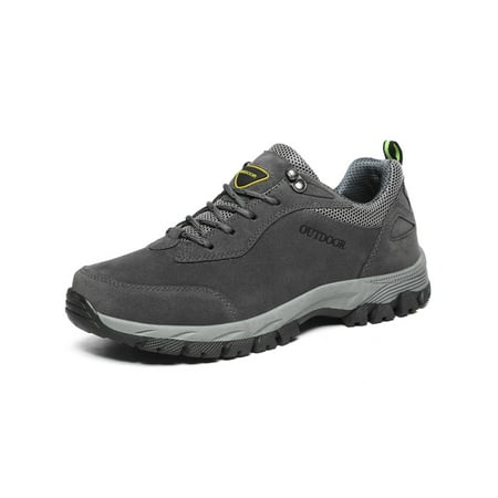 

Daeful Men s Non-Slip Round Toe Sneakers Climbing Hiking Shoes Sport Anti-collision Walking Sneaker Grey 9.5