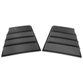thumbnail image 4 of Ikon Motorsports Compatible with 11-23 Dodge Charger V1 Style Side Window Scoop Louver Cover Matte Black PP 2011 2012 2013 2014 2015 2016 2017 2018 2019 2020, 4 of 9