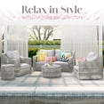 thumbnail image 2 of Elle Decor Vallauris Outdoor Arm Chair Grey, 2 of 7