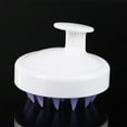 thumbnail image 4 of Peine masajeador de cabeza de silicona suave, cepillo de champú para masaje del cuero cabelludo, depurador del cuero cabelludo, 4 of 9