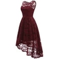 thumbnail image 2 of Dressystar Women Vintage Floral Lace Sleeveless Hi-Lo Swing Formal Cocktail Party Dress, 2 of 6