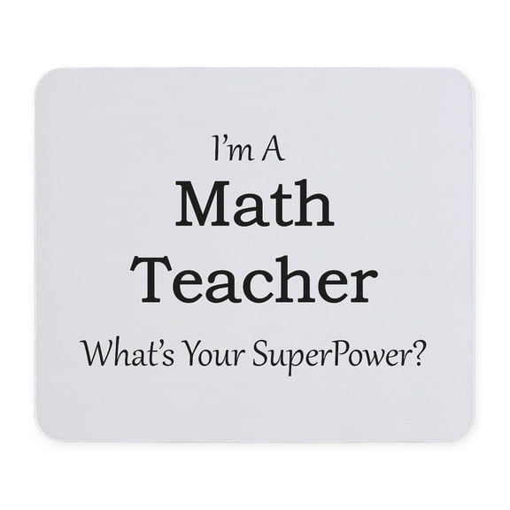 CafePress - Math Teacher Mousepad - Non-slip Rubber Mousepad, Gaming Mouse Pad
