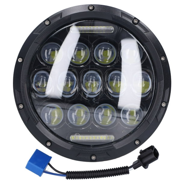 Faro LED para motocicleta de 7 pulgadas, 12V, 6000K, 3000LM, resistente al agua, ajuste Universal para Jeep Wrangler Jadeshay A