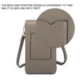 thumbnail image 4 of Small Leather Crossbody Cell Phone Wallet Purse and Bags for Women, 4 of 6