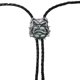 thumbnail image 2 of Aleación de zinc PU cuero Bolo Tie Western Cowboy s Plata Hugo Corbata de bolo, 2 of 4