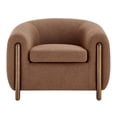 thumbnail image 3 of New Pacific Direct Cordelia Boucle Accent Arm Chair in Palladian Brown, 3 of 15