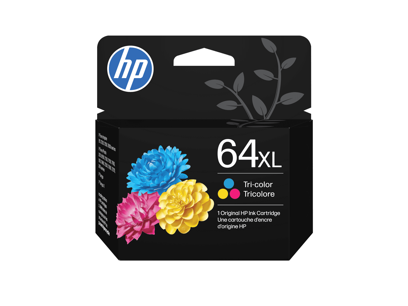 HP 64XL High Yield Tri-color Original Ink Cartridge, ~415 pages, N9J91AN#140