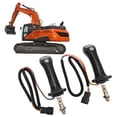 thumbnail image 4 of Manijas de Joystick de Excavadora, Aleació de aluminio Izquierdo Buen Kit de Joystick Kit 3 Botón 2pcs para doosan DH DX150 215 225 300 370-9C, 4 of 7