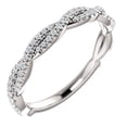 thumbnail image 2 of Pompeii3  1/5Ct Diamond Vine Wedding Ring in 14k White Gold (H/I,I1-I2), 2 of 3