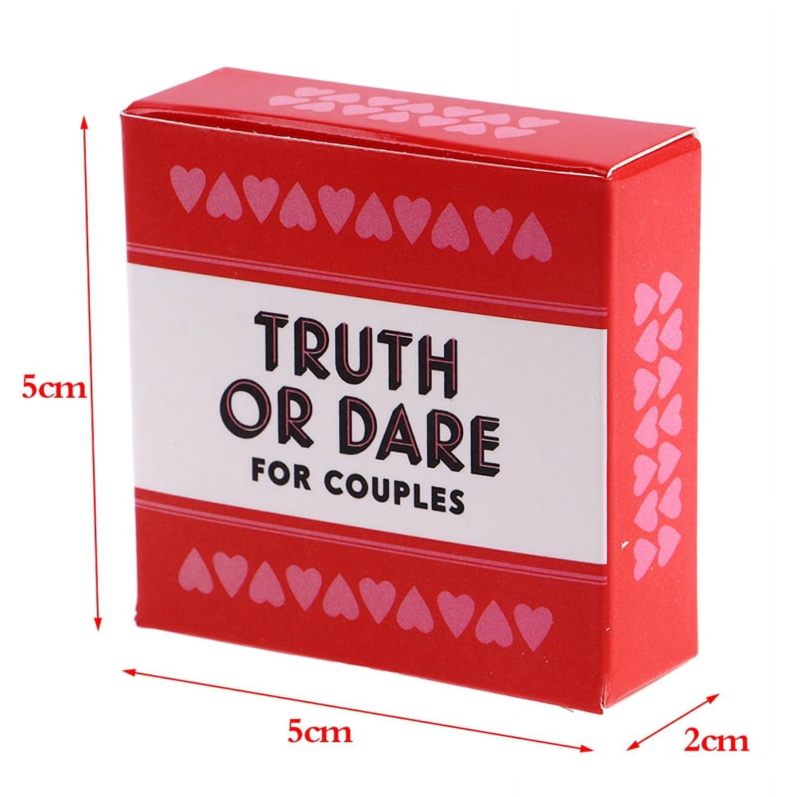 Mini Small Size Truth Or Dare For Couples Cards Games Lovers Board Game  Supply - Walmart.com