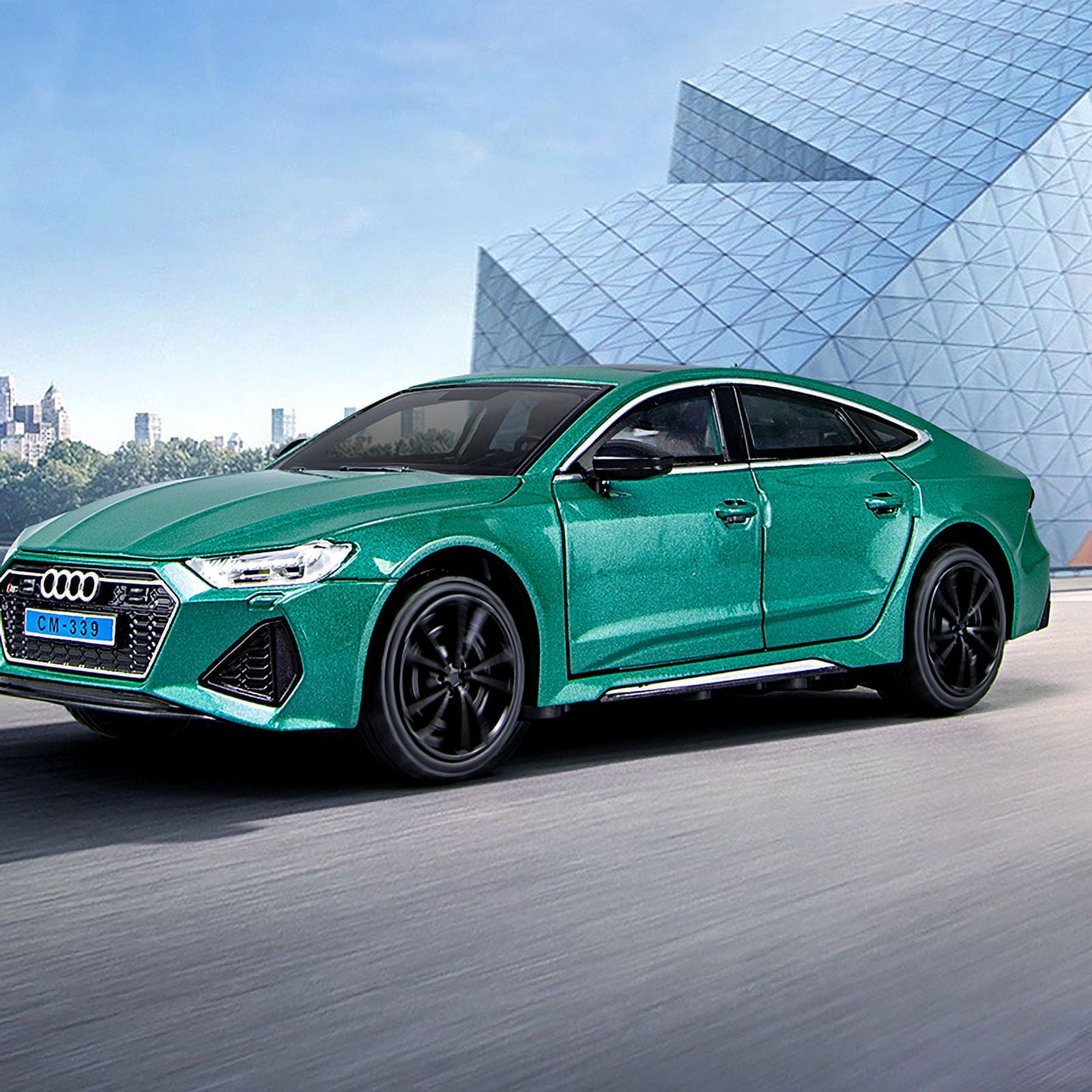 Miniature Audi RS6 Avant 1:24 Avec Lumière Et Son - Alliage, Jouet, Neuf, Sans Marque