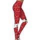 thumbnail image 3 of Leggings navideños cintura Regular ajustado ajuste claro Impresión Digital divertido Patten mujeres Casual Navidad pantalones ajustados BFY031 M, 3 of 6