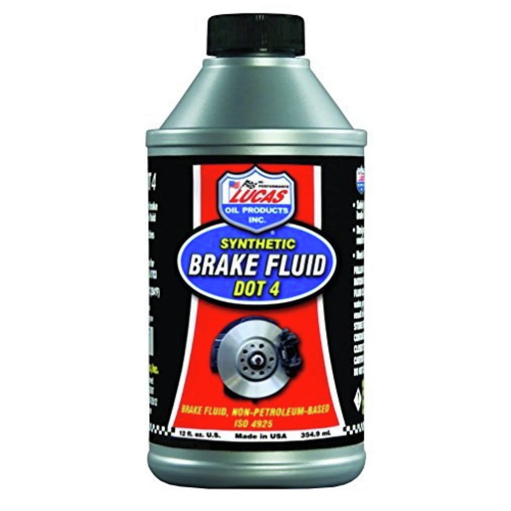 12-Piece/Case 12 oz. Bottle DOT 4 Synthetic Brake Fluid