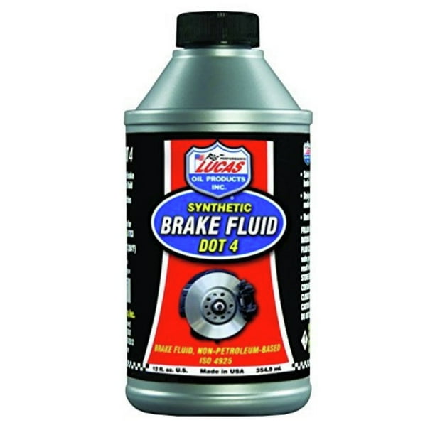 Lucas Oil 10827 12Piece/Case 12 oz. Bottle DOT 4 Synthetic Brake Fluid