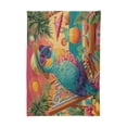 thumbnail image 6 of DEIARA Summer Parrot Square Tablecloth 60×90in Polyester Fabric Tablecloth Washable Dust Resistant Wrinkle Resistant, 6 of 9