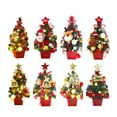thumbnail image 4 of 1Pcs Tabletop Christmas Tree with Bright LED Lights Home Decoration Accessories Stylish Holiday Present for Men Women, 4 of 4