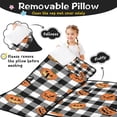 thumbnail image 3 of Checkered Halloween Pumpkin Pattern Toddler Nap Mats for Kids Preschool,50"x20" Sleeping Mat Bag or Kids,Toddler Sleeping Bag,Toddler Nap Mat or Daycare, 3 of 6