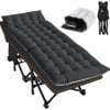 Black w/ 2 Sided Mattress