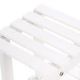 thumbnail image 5 of Topbuy 4-Tier White Rolling Flower Rack Wood Plant Stand 12 Pots Bonsai Display Shelf w/ Lockable Casters, 5 of 9