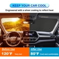thumbnail image 2 of Protector Solar para Parabrisas Lezcoan para Toyota Highlander 2008-2013, 2 of 7