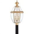 thumbnail image 1 of Quoizel Newbury Extra Large Post Lantern in Polished Brass, 1 of 6