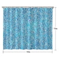thumbnail image 5 of Blue White Tie Dye Textured Pattern Shower Curtain 84"x72" ,Bathroom Decorative Shower Curtains Set with 12 Hooks,Modern Waterproof Washable Shower Curtain, 5 of 6