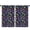 Dinosaur and Rocket, variant on Blackout Kids Curtains,Dinosaur and Rocket Black Pattern Children's Insulated Curtains Set Of 2,Bedroom Essentials,Toddler Room Decor 42"x54"