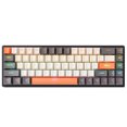 thumbnail image 2 of Teclado 68 Key Teclado Mecánnico 68 Teclas Diseño Fn atajo de anti-ghosting colorido de fondo múltiple múltiples 10 modos de iluminación cable desmontable dos teclas, 2 of 7