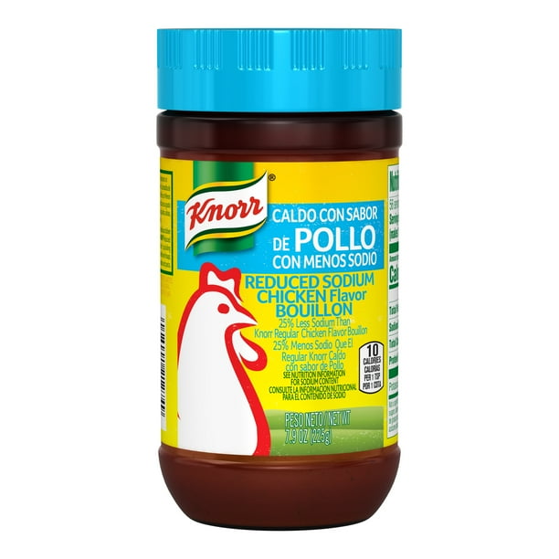 (2 Pack) Knorr Granulated Bouillon Reduced Sodium Chicken 7.9 oz