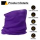thumbnail image 4 of Uxcell 2pcs Gaiter de Cuello Refrigerante de Verano Unisex Máscara Facial Protectora Solar, Púrpura, 4 of 7