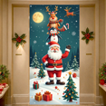 thumbnail image 4 of Festive Christmas Decor Holiday Banner Winter Scene for Christmas Party Indoor Events Festive Decorations, 4 of 9