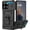 Black, variant on for Motorola Moto Edge 2025 Case with Slide Camera Lens Cover, Built-in Ring Stand Shockproof Protective Phone Case for Motorola Edge 2025 Case (Purple)