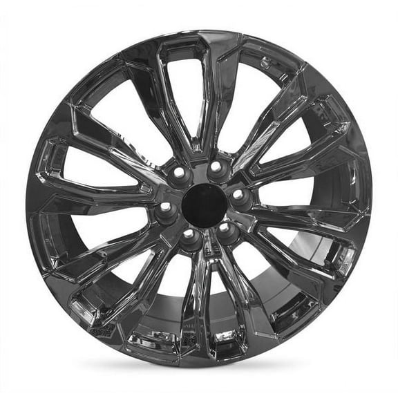 New OEM Replacement Wheel 22x9 in for 2022-2024 Chevrolet Suburban Chrome 22 inch Aluminum Rim
