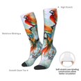 thumbnail image 4 of Fuzoiu Colorful Birds Pine Branch Print Adult Stockings,Crew Socks,Unisex Fashion Socks, Casual Sports Socks,Comfortable Crew Socks for Everyday Wear and Sports, 4 of 6