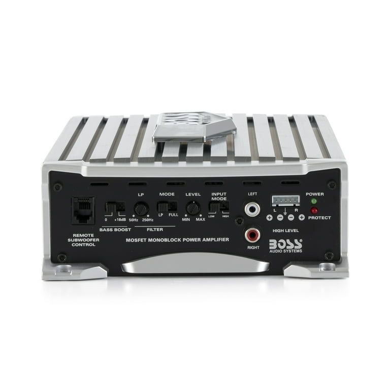 Boss Audio 1500 Watt Mono A/B MOSFET Power Car Amp + Remote