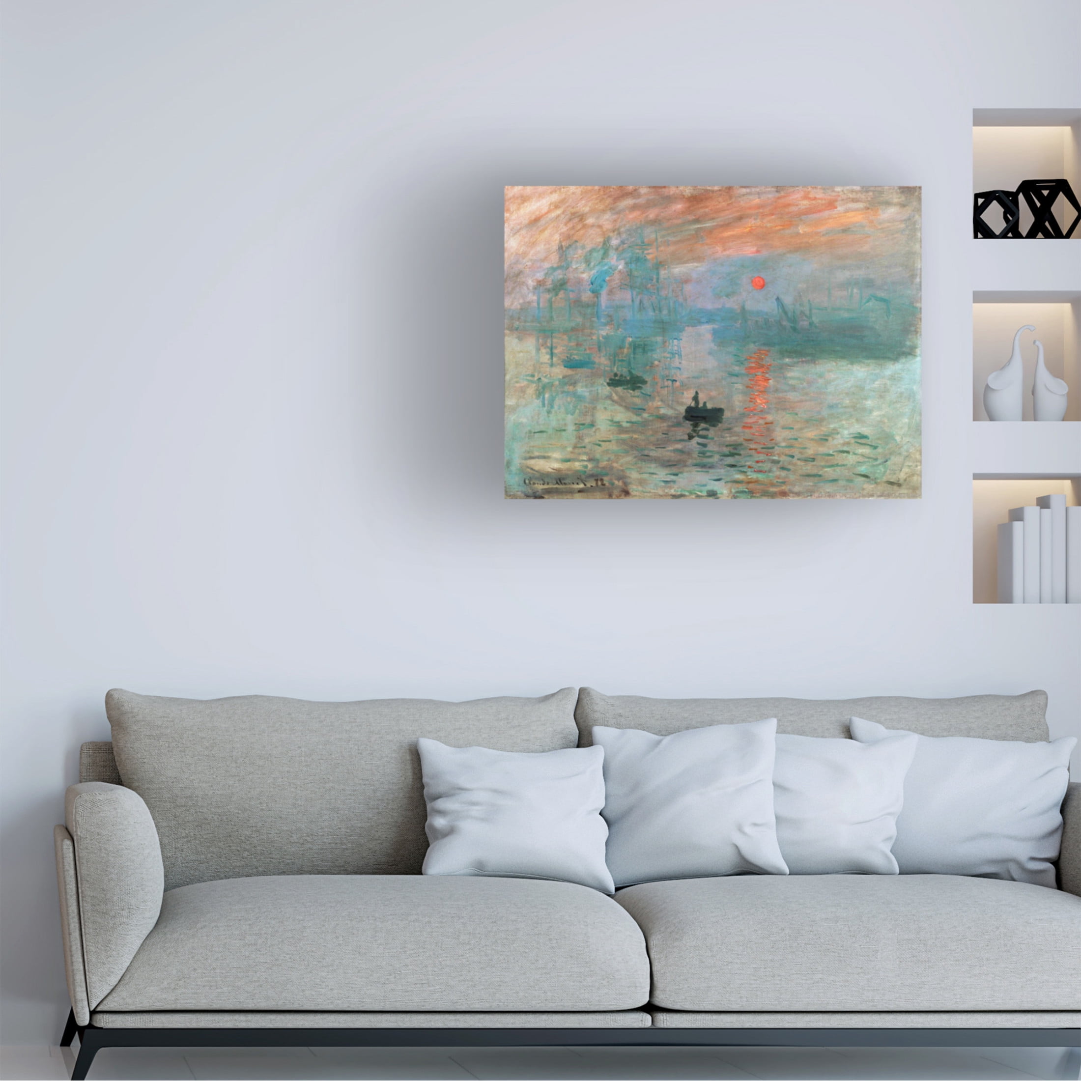 Trademark Fine Art Pictufy Sunrise 1872 Canvas Wall Art