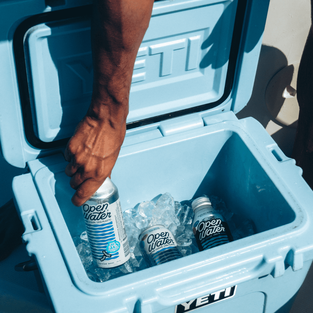 Open Water | Still Bottled Water with Electrolytes in 16-oz Aluminum Bottles (3 Cases, 36 bottles TOTAL) | BPA-Free and Eco Friendly