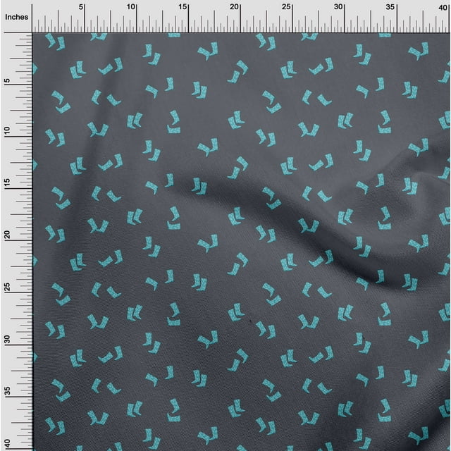 oneOone Bottes en Tissu Jersey Viscose Décor Mode Tissu Imprimé BTY 60 Pouces de Large